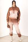 Sorella Brown Acid Wash Sweatpants