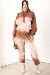 Sorella Brown Acid Wash Sweatpants