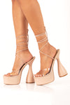 Nude Bite Me Heel