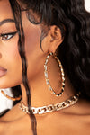 Twisted Oversized Bamboo Hoop