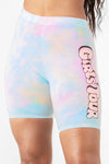 Girls Tour Cotton Candy Biker Shorts