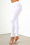 White High Rise Legging