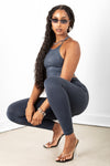 Denim Highwaist Capri Legging