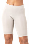 Grey Seamless Biker Shorts