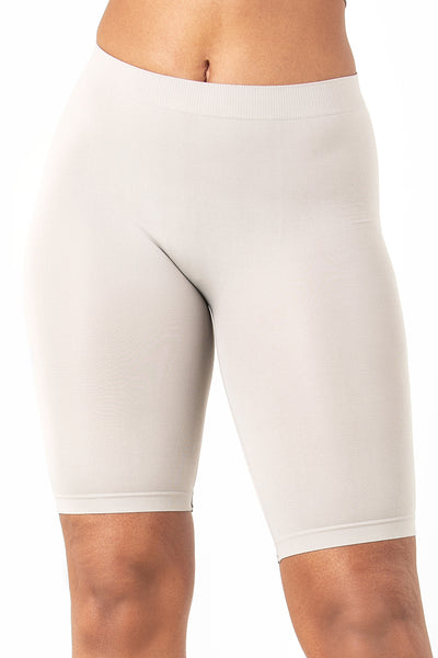 Womens No-Chafe Seamfree Slip Shorts Mid-Length - Jockey