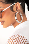 Silver Metal Hoop