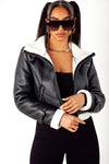 Leather Fur Jacket