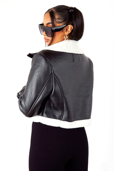 Leather Fur Jacket