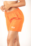 Og Girls Tour Orange Nylon Shorts