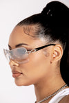Clear Rimless Vintage Sunglasses