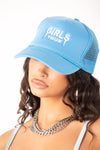 Girls Tour Trucker Hat Blue