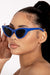 Blue Extreme Cat Eye Frames