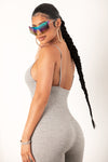 Heather Grey Seamless Jumpsuit