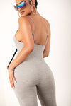 Heather Grey Seamless Jumpsuit