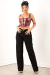 Mauve Corset Tank