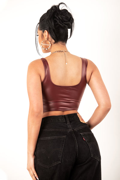 Mauve Corset Tank