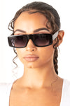 Black Retro Frame sunglasses