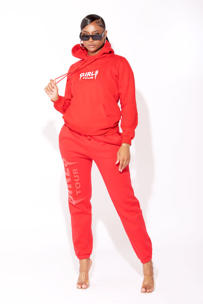 OG Girls Tour Hoodie Red.