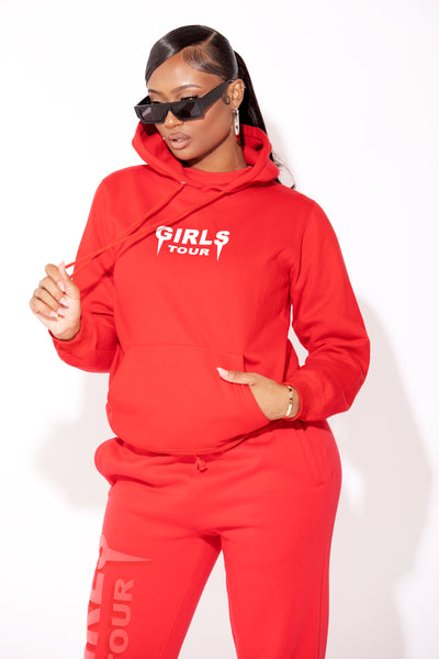 OG Girls Tour Hoodie Red.