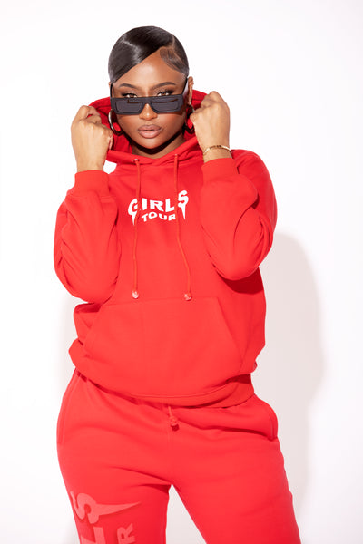 OG Girls Tour Hoodie Red.