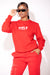 Girls Tour Crewneck - Red