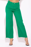 Green High waist denim boyfriend jeans