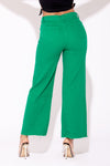 Green High waist denim boyfriend jeans