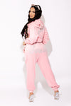 Pink Sorella Velour Sweat Pants