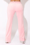 Pink Sorella Velour O Ring Pants