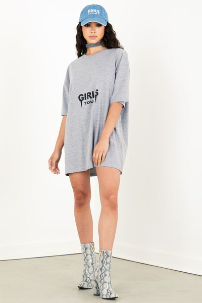 OG Girls Tour Tee Grey/Black.