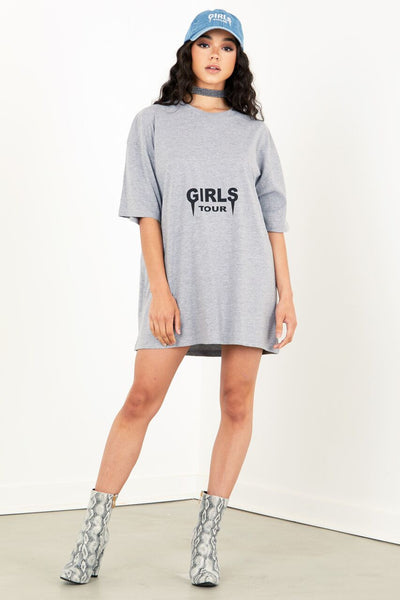OG Girls Tour Tee Grey/Black.