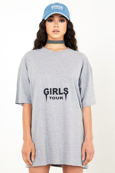 OG Girls Tour Tee Grey/Black.