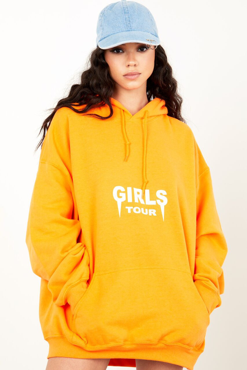 Girl on hoodie hot sale