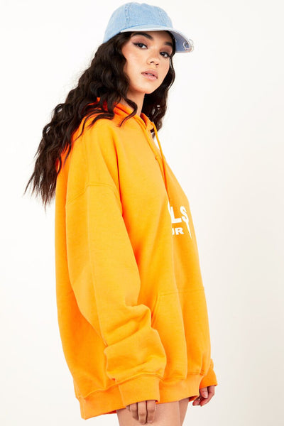 OG Girls Tour Hoodie Orange.