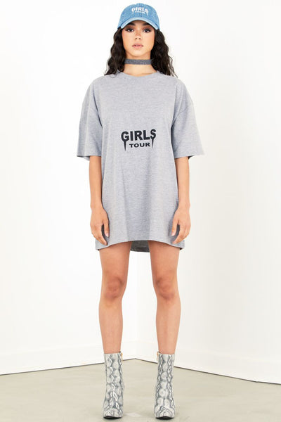 OG Girls Tour Tee Grey/Black.